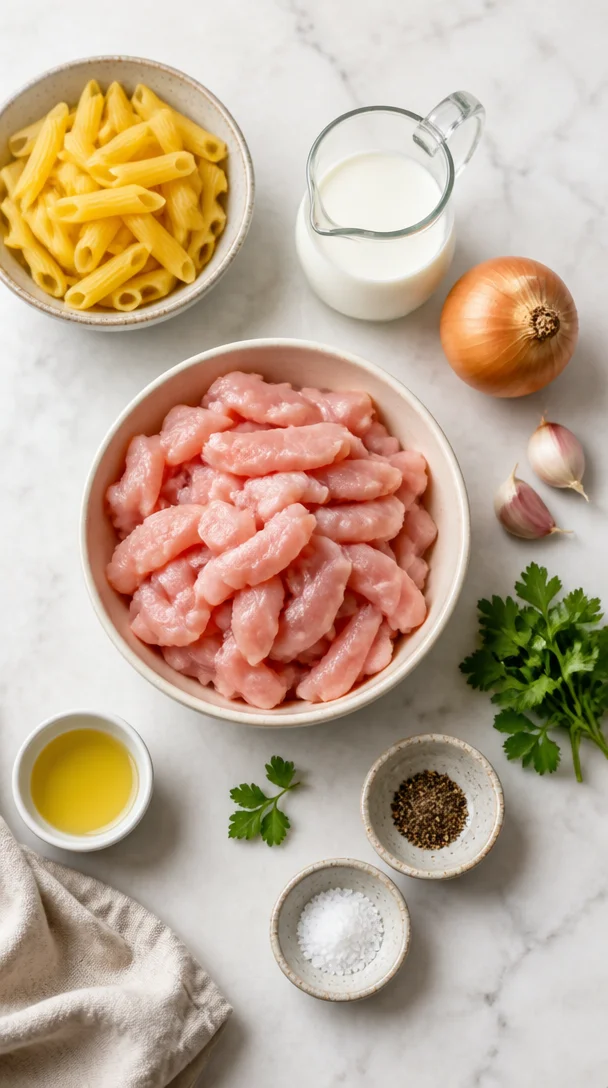 Geschnetzeltes in Sahnesauce