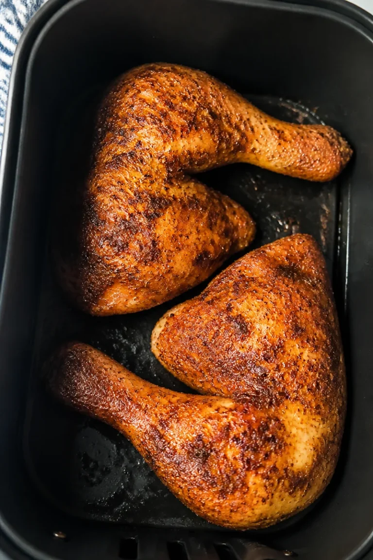 Hähnchenschenkel im Airfryer knusprig zubereitet