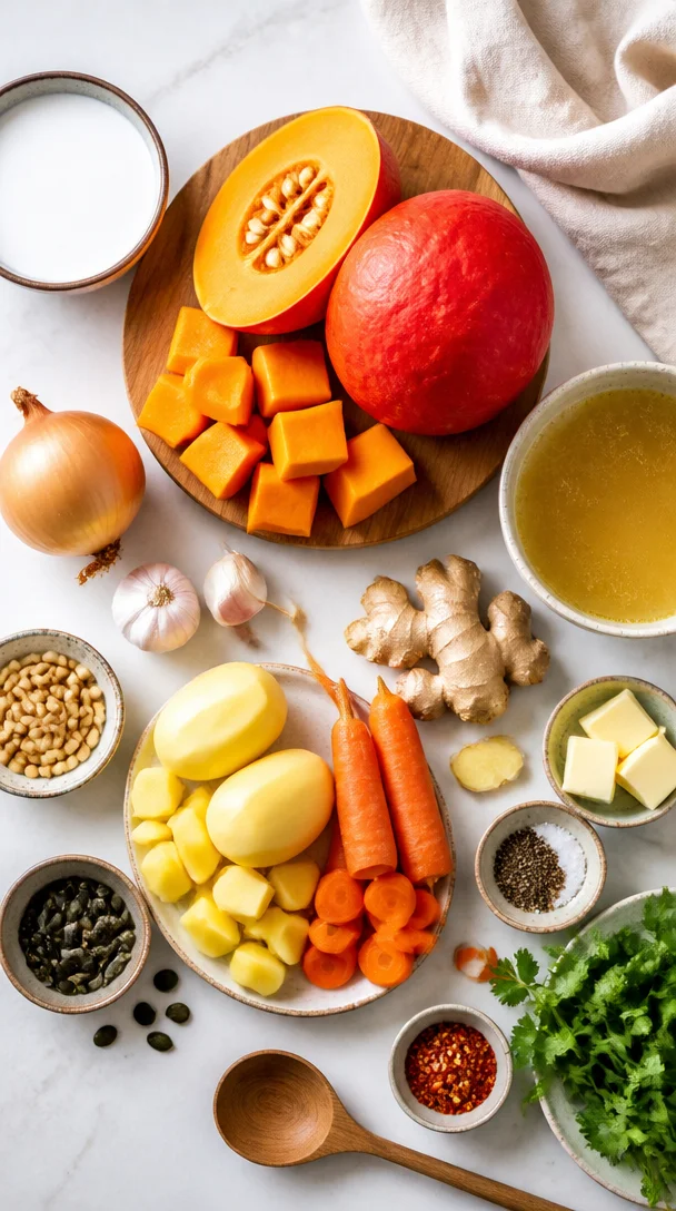 Kürbissuppe mit Kokosmilch