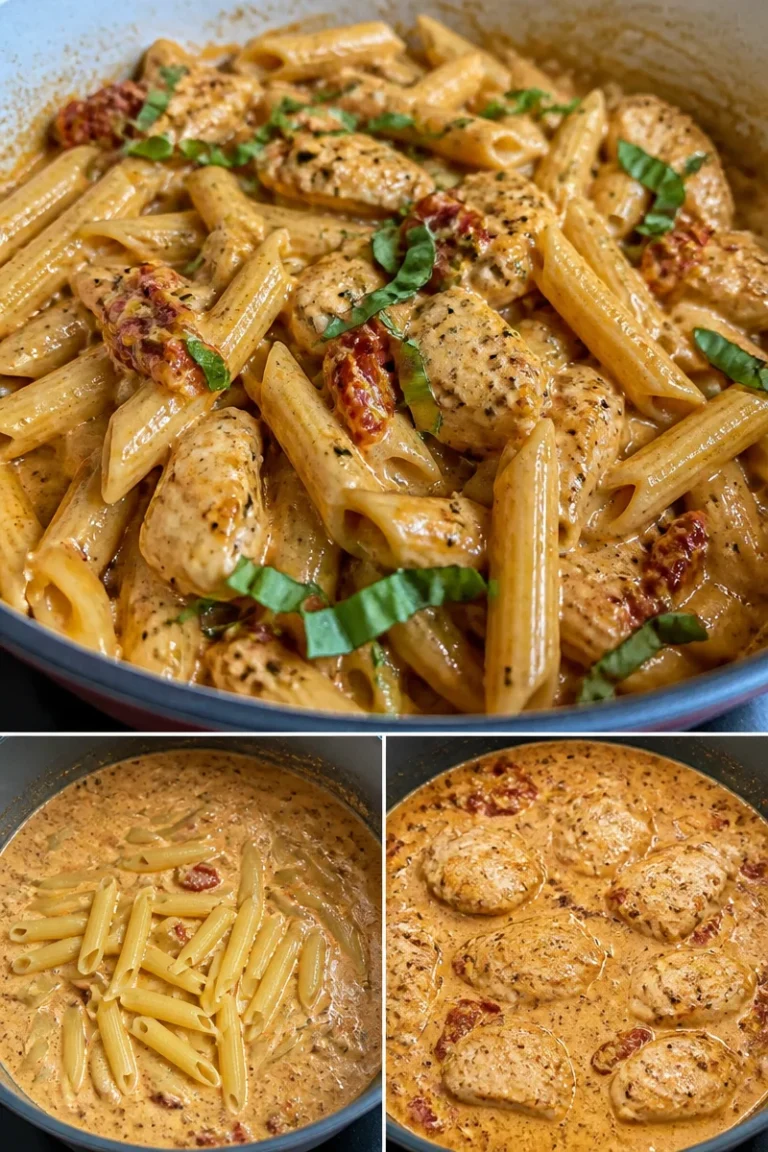 One Pot Marry Me Chicken Pasta mit frischen Zutaten und cremiger Sauce