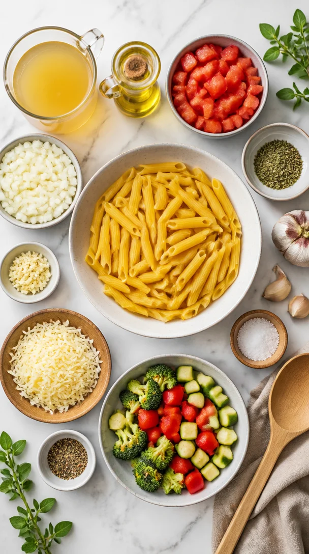 One-Pot Pasta aus dem Backofen