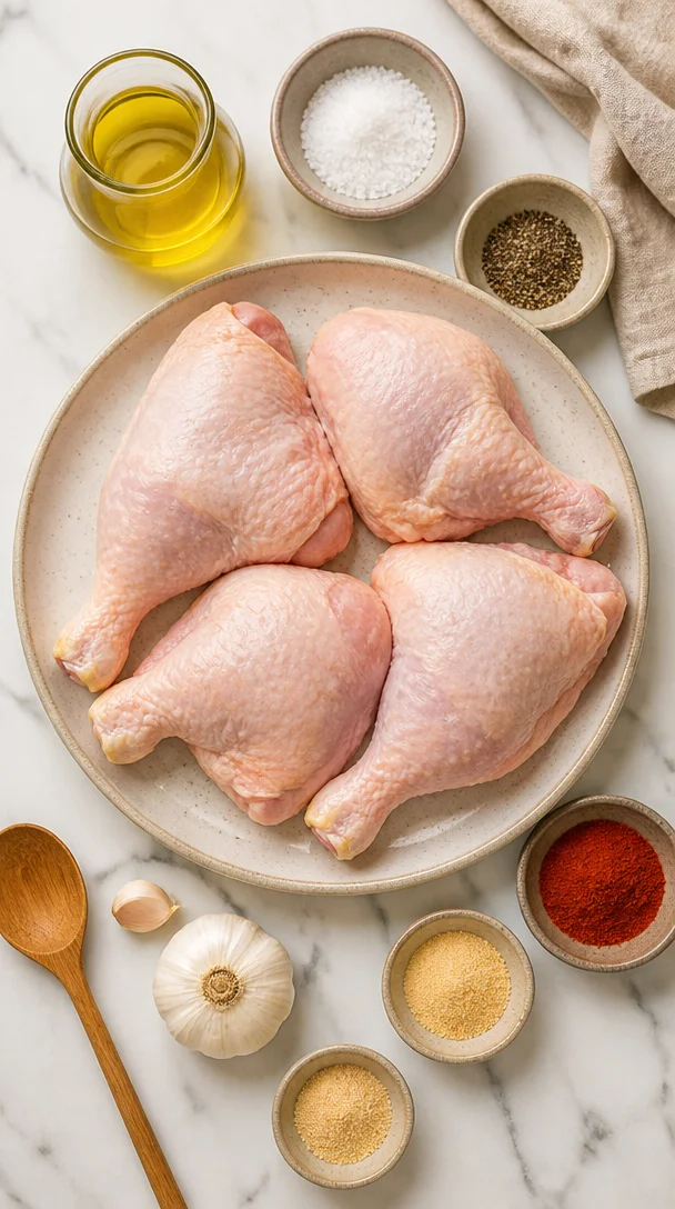 Perfekte H&auml;hnchenschenkel in der Hei&szlig;luftfritteuse