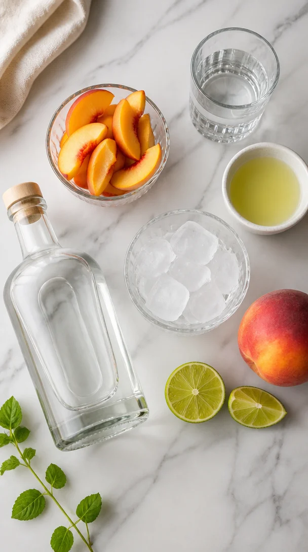 Pfirsich Vodka Spritz
