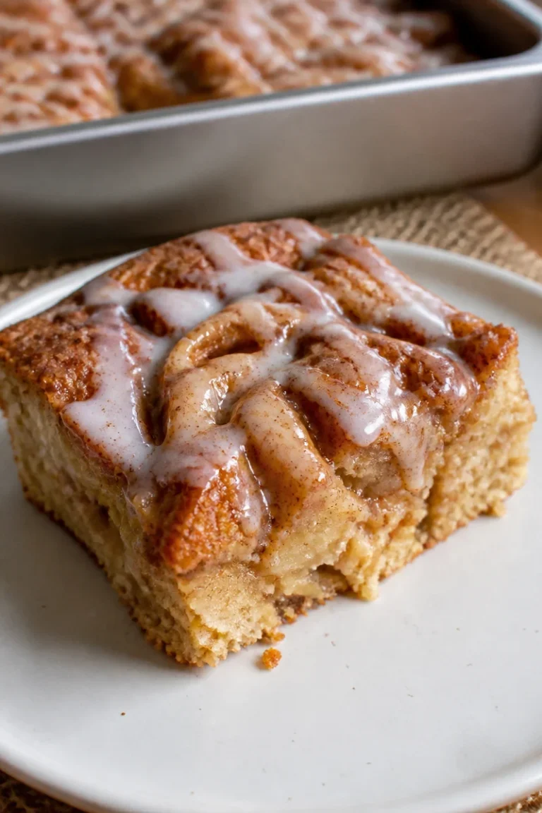 Saftiger Zimtschnecken Apfelkuchen mit Zimt und Äpfeln