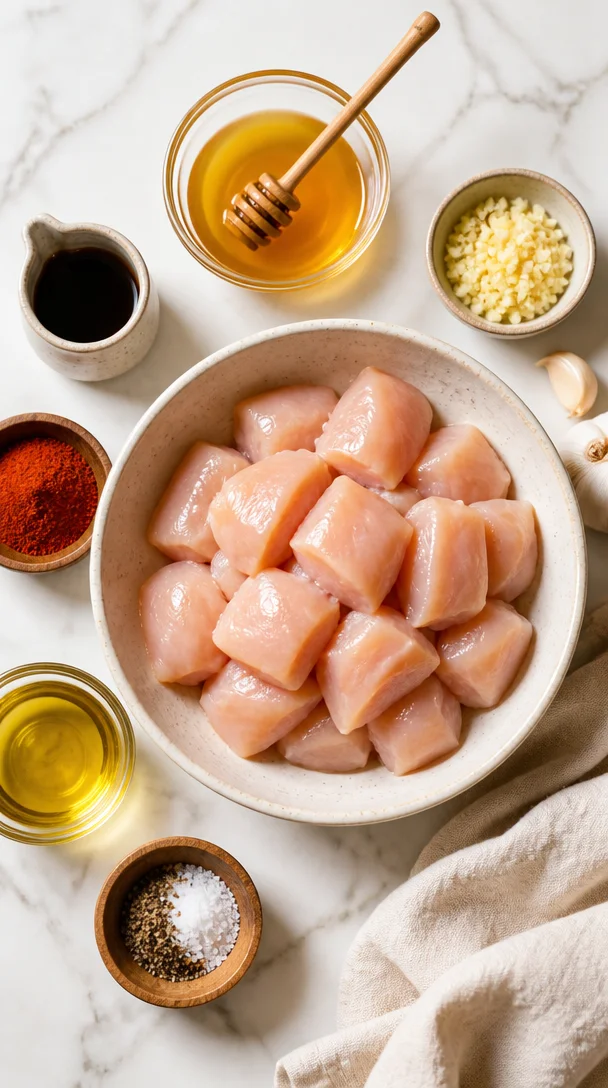 Sweet &amp; Smoky Honey Garlic Chicken Bites