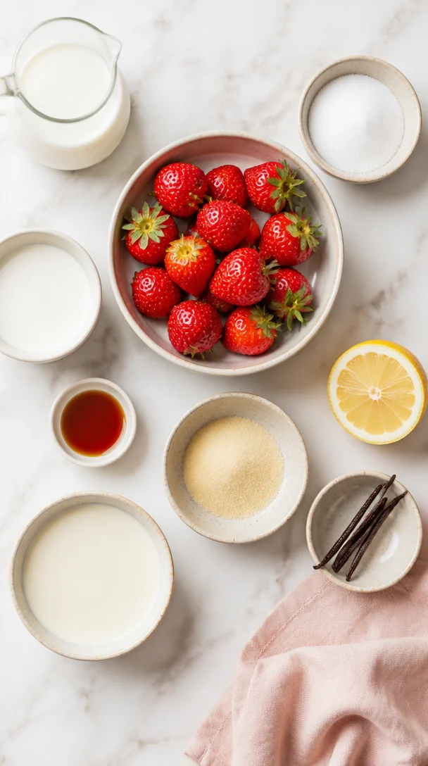Vanilla Panna Cotta with Strawberry Sauce Recipe | Strawberry panacotta recipes, Strawberry panna cotta recipe healthy, Strawberry topped panna cotta