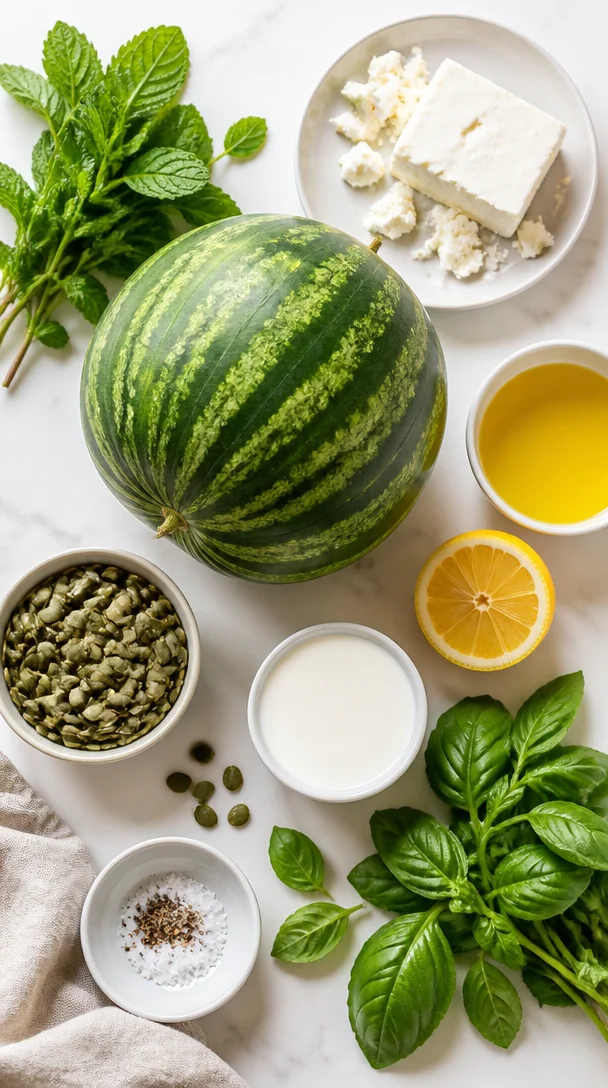 Wassermelonen-Feta-Salat