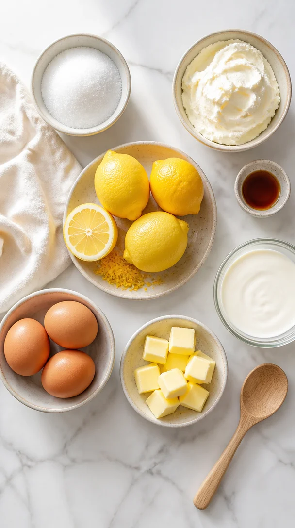 Zitronen Curd mit Mascarponecreme