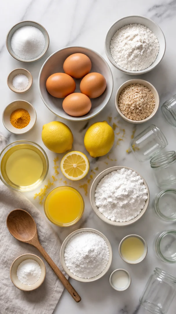 Zitronenkuchen im Glas